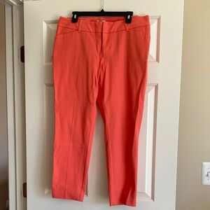Merona coral Straight-Leg ankle Pants